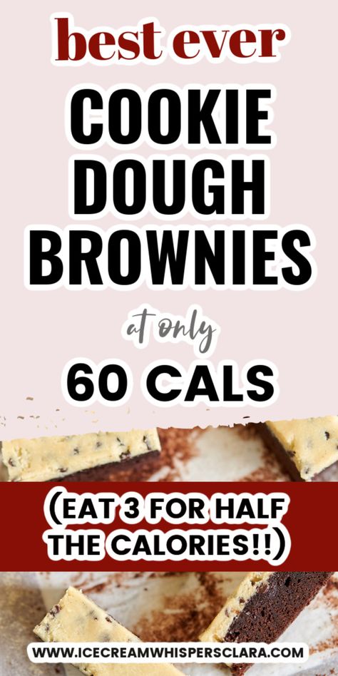 Low calorie cookie dough brownies bars desserts recipes ideas Low Calorie Cookie Dough For One, Low Calorie Shortbread Cookies, Macro Friendly Baking, No Calorie Desserts, Low Calorie Air Fryer Desserts, Cookie Dough Low Calorie, Low Cal Cookie Dough, Low Calorie Edible Cookie Dough, Low Calorie Cookie Dough Recipe