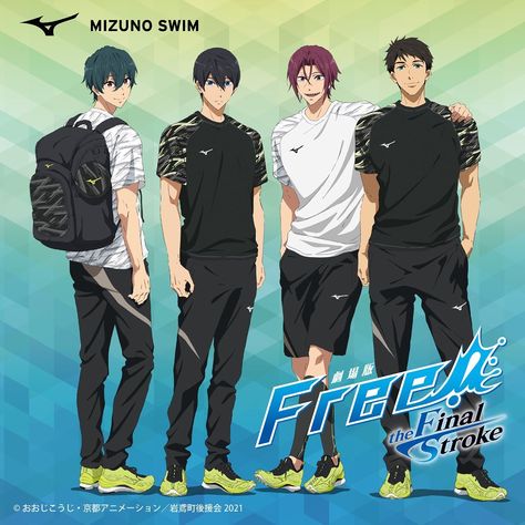 Swimming Anime, I Love Swimming, Rin Matsuoka, Free Eternal Summer, Splash Free, Free Iwatobi Swim Club, Free Iwatobi, Eternal Summer, Iwatobi Swim Club