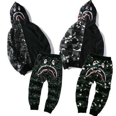 Bape Outfits Men, Bape Shark Hoodie, Bape Jacket, Boondocks Drawings, Bape Outfits, Supreme Backpack, Camouflage Coat, Shark Head, Ape Bape