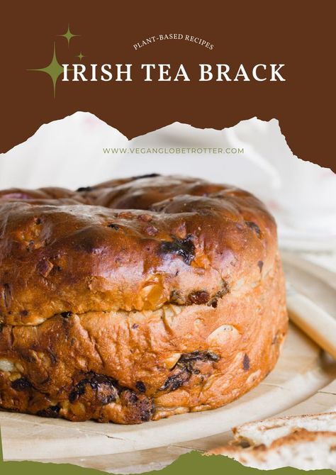 Explore the rich flavors and cultural heritage of Ireland through Vegan Globe Trotter's latest blog post on the traditional Irish Tea Brack. Delve into a vegan-friendly twist on this classic fruity tea bread, discovering its history, ingredients, and a delectable recipe to savor the taste of Ireland from anywhere in the world. Irish Tea, Quick Bread Recipe, Recipe For Breakfast, Irish Breakfast, Tea Bread, Breakfast Bread Recipes, Quick Bread Recipes, Irish Traditions, Delicious Vegan Recipes