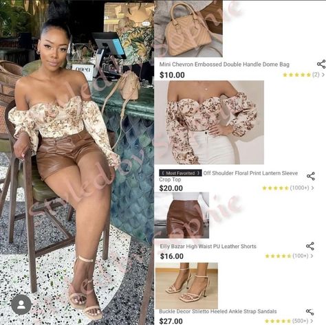 Shein Summer Dress Outfits, Shein Going Out Outfit Ideas, Shein Dinner Outfits Black Women, Brown Outfits For Black Women Summer, Shein Outfits Birthday, Brunch Outfit Summer Baddie, Shein Outfit Ideas Black Women, Cute Brunch Outfits Classy, Summer Outfits Black Woman Baddie Shein