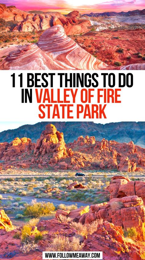 11 Best Things To Do In Valley Of Fire State Park Pink Canyon, Nevada Hiking, Southwest Travel, State Park Camping, Valley Of Fire State Park, Nevada Travel, Valley Of Fire, Usa Travel Guide, Vegas Trip