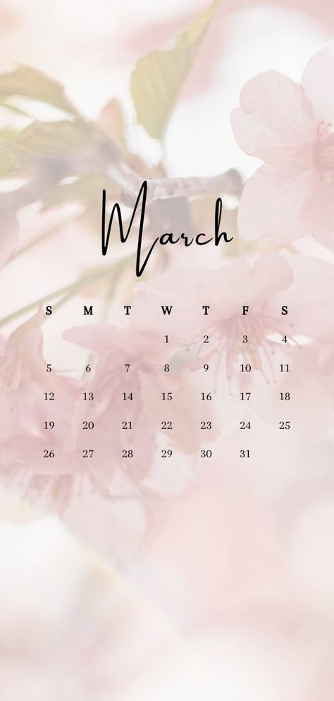 Aesthetic Wallpaper March, Wallpaper March, March Wallpaper, March Calendar, Pink Clouds Wallpaper, Wallpaper 2023, Calendar March, Beautiful Wallpapers For Iphone