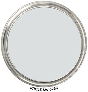 Expert SCIENTIFIC Color Review of Icicle 6238 by Sherwin-Williams Sherwin Williams Icicle, Silver Grey Paint, Paint Blob, Sherman Williams, I Spy Diy, Perfect Paint Color, Grey Paint, Grey Paint Colors, Silver Paint