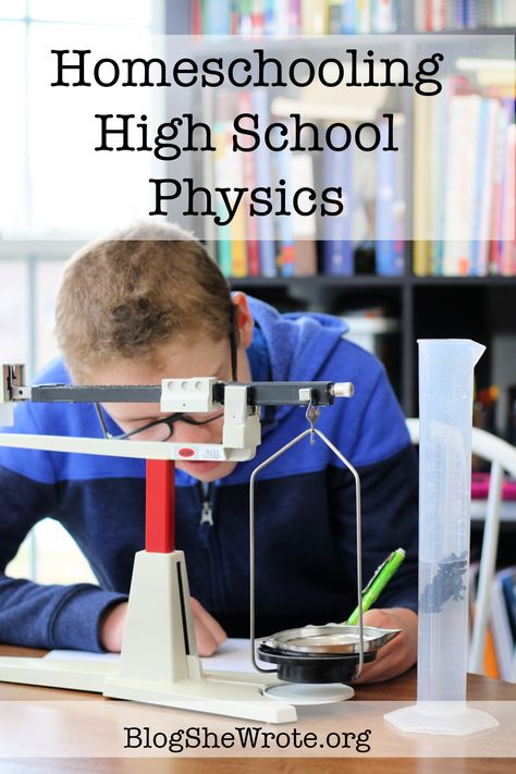 Homeschooling High School Physics - Blog, She Wrote Physics Activities, High School College Prep, High School Physics, Homeschooling High School, Physics Projects, Physics High School, Physics Lab, Stem Resources, Trade Books