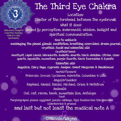 Yoga For Mental Health, The Third Eye Chakra, 3rd Eye Chakra, Chakra Health, Healing Spirituality, Angel Guide, Chakra Affirmations, Spiritual Stuff, Eye Exercises