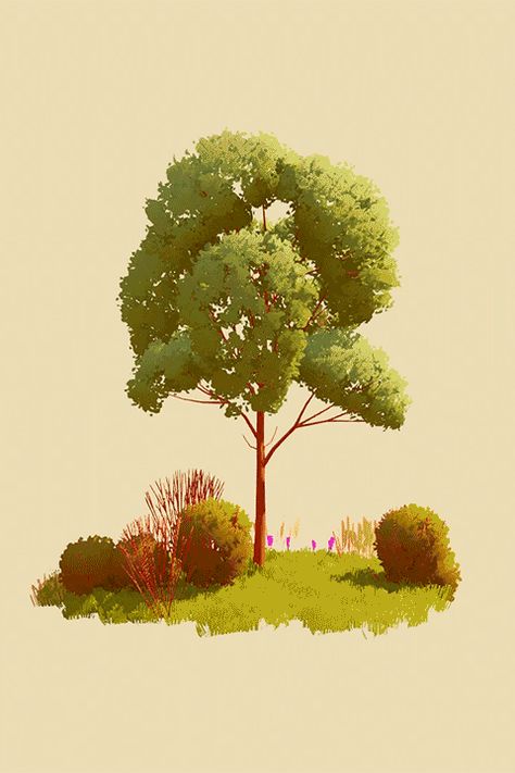 Image Effects, Graphic Design Jobs, Arbor Day, 3d Environment, 3d Tree, Video Game Design, Low Poly Art, Game Concept Art, Tree Illustration