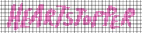 Heartstopper Cross Stitch, Heartstopper Crochet Ideas, Lgbtq Pixel Art, Heartstopper Perler Beads, Pixel Art Love, Modele Pixel Art, Heart Stopper, Tiny Cross Stitch, Easy Pixel Art