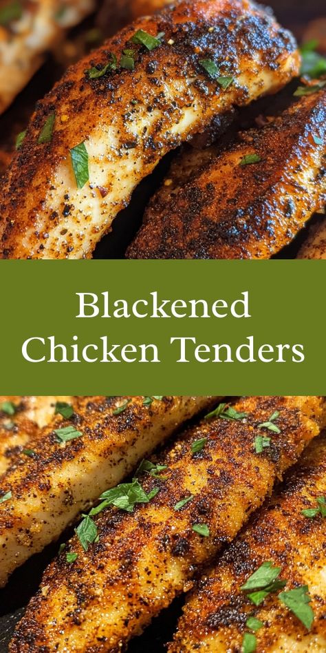 As the sun set on a busy Friday, the kitchen filled with fragrant spices. My partner and kids gathered around, laughter mixing with sizzling sounds. Preparing the blackened chicken tenders felt like a warm embrace, creating cherished memories we’d savor together. Chicken Tenders On The Blackstone, Chicken Tender Healthy Recipes, Chicken Tenders Recipes Easy, Meals With Chicken Tenders, Blackened Chicken Tenders, Chicken Tender Recipes Easy, Best Chicken Tenders, Chicken Tenders Recipe, Grilled Chicken Tenders