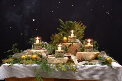 Communion table decorations