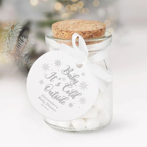 Baby It's Cold Outside Winter Baby Shower  Favor Tags Winter Themed Baby Shower Ideas, Christmas Themed Baby Shower Ideas, January Baby Shower Themes, December Baby Shower Ideas, January Baby Shower, Winter Favors, Winter Baby Shower Themes, Winter Tablescapes, December Baby