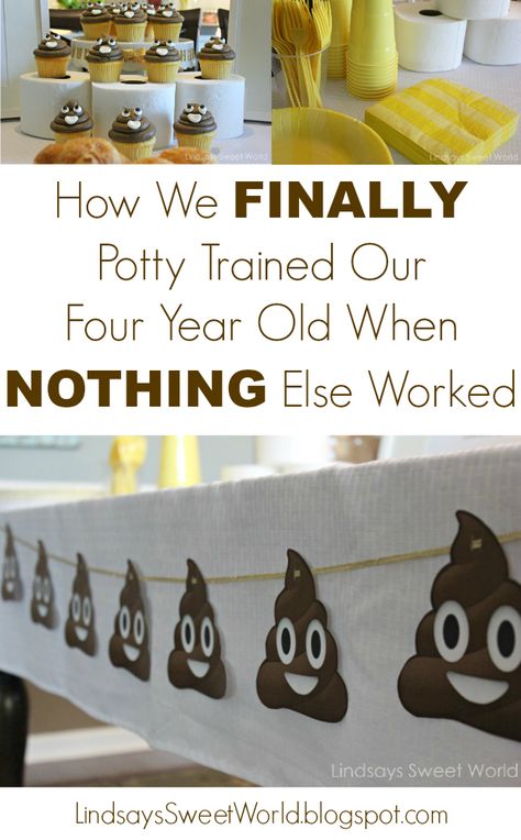 Having trouble potty training your child?  Have you tried EVERYTHING and NOTHING seems to work?  I'm sharing what FINALLY worked for us when everything else failed.  Hint: It's the weirdest party I've ever thrown. Potty Training Humor, Toddler Birthday Themes, Potty Training Regression, Potty Training Help, Baby Toilet, Potty Training Boys, Poo Poo, Potty Time, Emoji Birthday