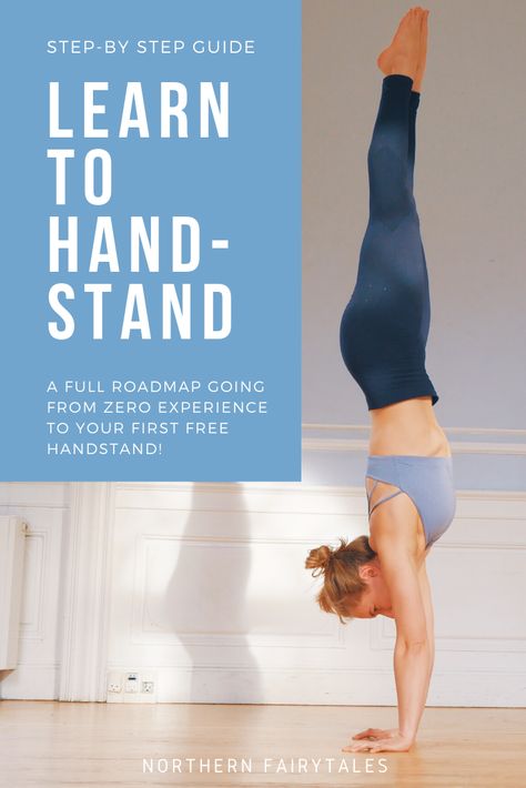 How To Train To Do A Handstand, Yoga Handstand Drills, Handstand With Wall, Handstand Training Plan, How To Practice Back Bends, Beginner Handstand Drills, Handstand In 30 Days, 30 Day Handstand Challenge, Learn To Do A Handstand