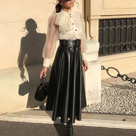 Elegant Tie Belt High Waist Long Pleated Skirts - Power Day Sale#casualdresses #casuallovers #casualoutfits #casualstyle #officewear #workwear Long Pleated Skirts, 10 Winter Outfits, Skirts Vintage, Midi Skirt Spring, Simple Fall Outfits, Pleated Long Skirt, Pleated Skirts, Zara Skirts, Skirt Women