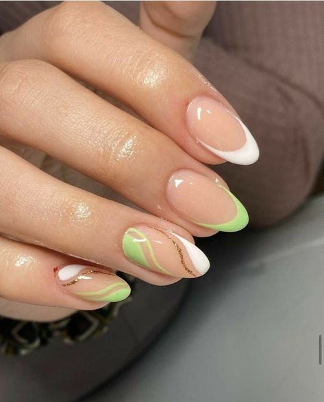 Colorful French, Classy Acrylic Nails, Almond Acrylic Nails, Soft Nails, Top Ideas, Nails 2023, Uñas Acrilicas, Minimalist Nails, Dream Nails