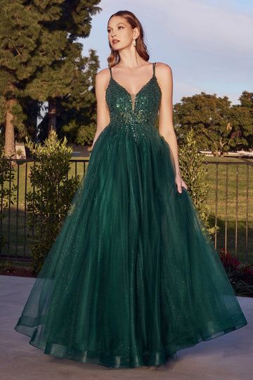 Tulle Dress Long, Glitters Skirt, Formal Ball Gown, Cinderella Divine, Layered Tulle Skirt, Prom Ball Gown, Vintage Prom, Beaded Leaf, Ultra Feminine