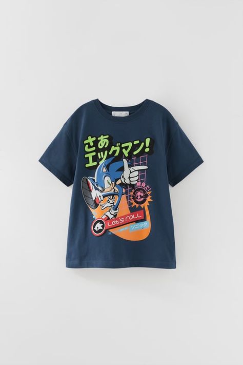 SONIC SEGA ® SWEATSHIRT - Ecru | ZARA Australia Sonic T Shirt, Zara Australia, Character Outfits, Dream Clothes, Long Sleeve Hoodie, Aesthetic Clothes, Pretty Outfits, Cool Shirts, Sonic