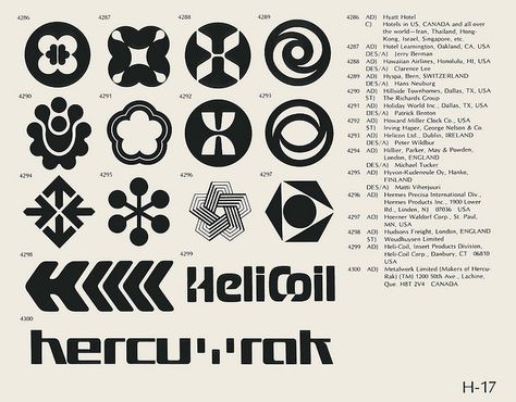 Fantastic collection of vintage logos on flickr (originally from the book 'World of Logotypes' by Al Cooper, circa 1976) Interesting Logos, Layout Portfolio, Typographie Logo, Logos Retro, Logo Design Love, Vintage Logos, Japanese Logo, Logo Luxury, Retro Logos