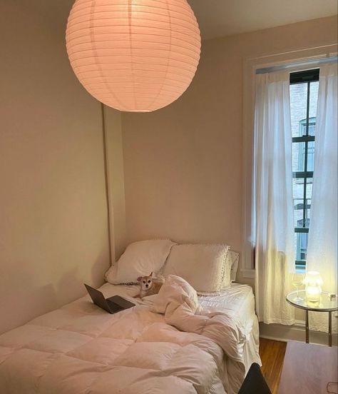 Bedroom Hanging Lanterns, Paper Lantern In Bedroom, Lantern Lights Bedroom, Paper Lantern Bedroom, Lanterns In Bedroom, Paper Lanterns Bedroom, Lantern Bedroom, Bedroom Lanterns, Dorm 2023