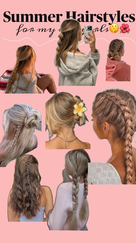 Casual Hairstyles For Long Hair, Preppy Hairstyles, Hairstyle Examples, Cute Hairstyles For School, Easy Hairstyles For Thick Hair, Cute Simple Hairstyles, Workout Hairstyles, Hair Braid Videos, Hair Stylies