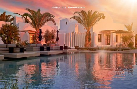 Spearheaded by Robert De Niro and world-renowned Chef Nobu Matsuhisa, the Nobu Hotel turned franchise is now opening hotels worldwide. Nobu Hotel, Santorini Hotels, Santorini, Chef, Magazine, Hotel, House Styles, Celebrities