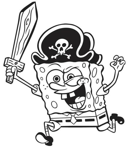 Spongebob Pirate Coloring Pages Spongebob Pirate, Spongebob Coloring Pages, Spongebob Coloring, Desenho Tom E Jerry, Pirate Coloring Pages, Superhero Coloring Pages, Spongebob Drawings, Superhero Coloring, Valentine Coloring Pages