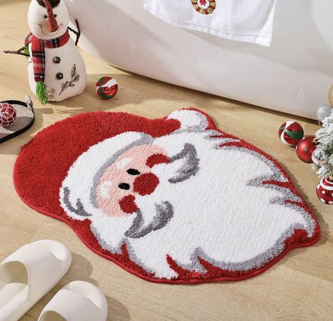 Our bathroom rugs are soft and comfortable. It has great absorption and is suitable for all seasons. Perfect for your daily use. Unique Christmas themed designs make our rugs even more festive. There are many styles for you to choose from, such as Christmas tree and Santa Claus. If you like cute things/want to make your boys and girls happy/send a gift to your pet, you can select one! Christmas Rug, Christmas Bathroom Rugs, Christmas Tree Mat, Santa Claus Christmas Tree, Bathroom Floor Mat, Christmas Bathroom, Christmas Tree And Santa, Christmas Doormat, Christmas Rugs