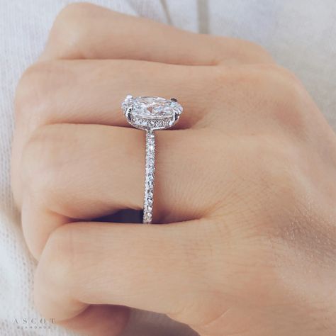 Best Engagement Rings in Atlanta – Ascot Diamonds Low Profile Engagement Ring Solitaire, Ascot Diamonds, Oval Diamond Solitaire, Solitaire Diamond Ring, Oval Engagement Ring, Classic Romance, Solitaire Rings, Engagement Ring Rose Gold, Aquamarine Engagement Ring