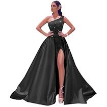 Tuxedo For Woman, Black Satin Prom Dress, Vestidos Color Rosa, Detachable Skirt, Prom Dresses Long Mermaid, Prom Dress Plus Size, Dress Autumn, Birthday Party Dress, Black Evening Dresses