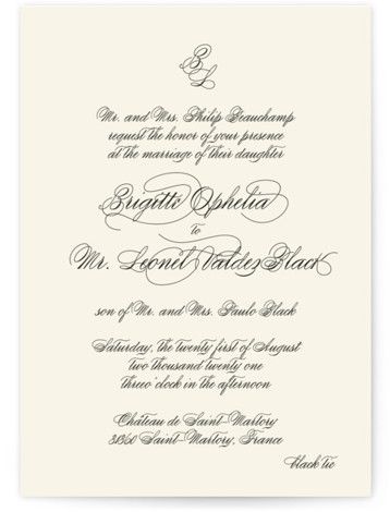 Wedding Invitations Classic, Cream Wedding Invitations, Classic Old Fashioned, Rehearsal Dinner Favors, Black And White Wedding Invitations, Wedding Address, White Wedding Invitations, Green Wedding Invitations, Wedding Favor Stickers