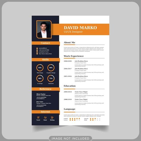 Ui Ux Designer Resume, Resume Portfolio, Resume Design Professional, Portfolio Resume, Ui Ux Designer, Cv Resume Template, Template Resume, Cv Resume, Ux Designer