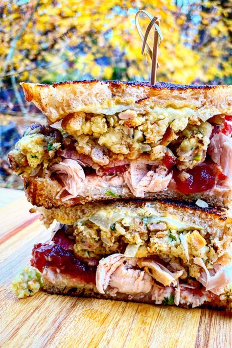 Day After Thanksgiving Sandwich, Turkey Stuffing Sandwich, Turkey Stuffing Sandwich Recipes, Monica’s Thanksgiving Sandwich, Turkey And Stuffing Sandwich, Thanksgiving Turkey Sandwich Recipes, Thanksgiving Sandwich Ideas, Roasted Turkey Sandwich, Thanksgiving Turkey Sandwiches