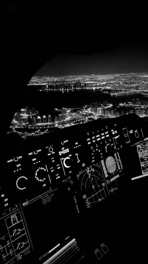 Cockpit Aesthetic Wallpaper, Pilot Wallpaper Airplane Iphone, Airplane Black And White Aesthetic, Wallpaper For Pilot, Aircraft Aesthetic Wallpaper, Plane Cockpit Wallpaper, Black Airplane Wallpaper, Airliner Wallpaper, Cockpit Wallpaper Iphone