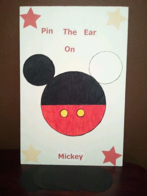 Pin The Ears On Mickey Game, Mickey Birthday Games, Mickey Mouse Clubhouse Party Games, Mickey Mouse Birthday Games, Twodooles Birthday, Mickey Games, Mickey Mouse Party Games, Toodles Mickey Mouse, Disney Party Games