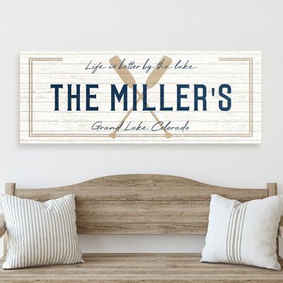 Handcrafted and designed by our in-house artisans, this sign will allow you to display your love of lake life! Made from Baltic birch wood, each sign is unique and customizable. You can add your family name, a favorite quote, or the coordinates of your favorite lakeside spot. This wooden sign is perfect for any setting whether it be a cozy lake house or a city home with a lakeside aesthetic. The Lake Life sign is designed to blend rustic charm with modern elegance, making it an ideal gift or a p Welcome To The Lake Sign, Lakeside Aesthetic, Cozy Lake House, Lake House Wall Decor, Lake Life Decor, Custom Lake House Signs, Lake Cottage Decor, River House Decor, Lake Condo