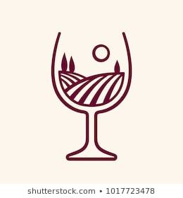 Wine+logo Images, Stock Photos & Vectors | Shutterstock Wine Logo Design, Winery Logo, Vineyard Landscape, Wine Icon, Wine Branding, Food Art Painting, Wine Logo, Food Art For Kids, Food Art Photography