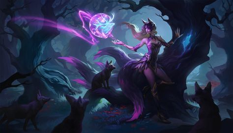 Ahri Coven, Ahri Skins, Ahri Wallpaper, Ahri Lol, Xayah And Rakan, Legend Stories, Ahri League, Wild Rift, League Of Legends Memes