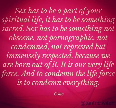 Sophie Gregoire on Instagram: “✨✨✨ #tantra #sacredsexuality #osho #sexuality #sexualityandspirituality” Sacred Sexuality, Sacred Energy, Osho Quotes, A Course In Miracles, Spiritual Love, Twin Flames, Spiritual Life, Twin Flame, Empath