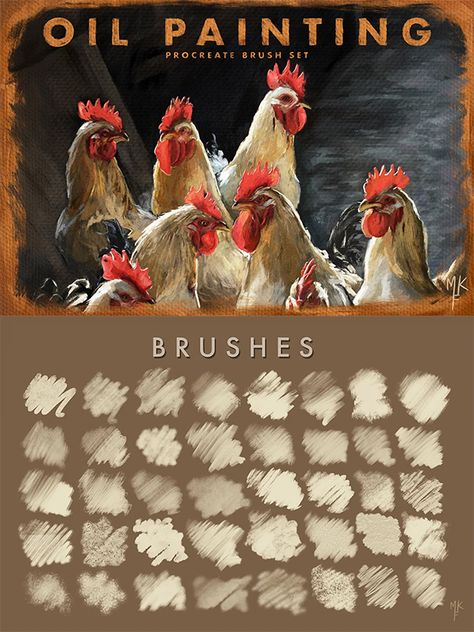 30 Amazing Best Procreate Brushes For Procreate Designers Oil Paint Procreate Brush, Procreate Oil Paint Brushes Free, Oil Paint Procreate, Procreate Oil Brush, Oil Painting Procreate, Procreate Oil Painting, Procreate Painting, Painting Procreate, Best Procreate Brushes