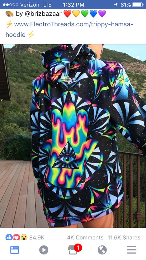 🌺add me: yungxlife1🌺 Trippy Rave Outfits, Trippy Clothes, Rave Outfits Men, Tie Dye Techniques, Bleach Tie Dye, Edm Festival, Fun Sweatshirts, Rave Festival, Hippie Art