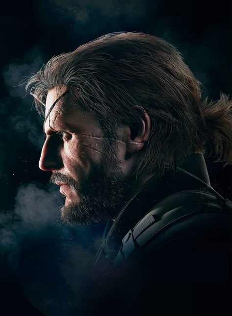 Snake Side Profile Promo Art from Metal Gear Solid V #art #artwork #gaming #videogames #gamer #gameart #conceptart #illustration #metalgearsolid #mgs5 #metalgearsolid5 Metal Gear Survive, Venom Snake, Mgs V, A Plague Tale, Metal Gear Solid V, Phantom Pain, Solid Snake, Metal Gear Rising, Wallpaper Backgrounds Dark