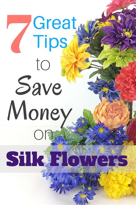 7 Great Tips to Save Money on Silk Flowers by www.southerncharmwreaths.com/blog Tips To Save Money, Diy Arrangements, Cute Dorm Rooms, Memorial Flowers, Cemetery Flowers, Design Rules, Silk Flower Arrangements, Living Room Green, Wreath Ideas