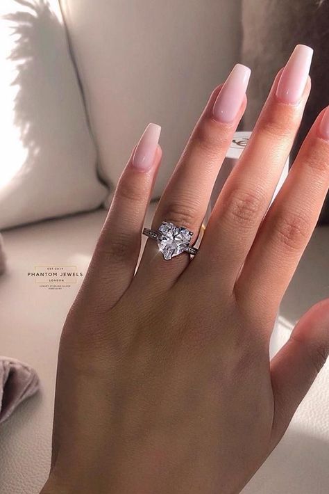 Phantom Jewels, Heart Shaped Diamond Engagement Ring, Heart Diamond Engagement Ring, Center Stone Engagement Ring, Heart Shaped Diamond Ring, Heart Shaped Engagement Rings, Simple Engagement, Round Halo Engagement Rings, Pear Shaped Engagement Rings