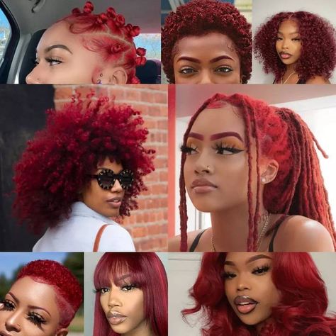 Pelo Color Vino, Cabello Afro Natural, Dyed Curly Hair, Dyed Hair Inspiration, Dyed Natural Hair, Natural Hair Community, Pretty Hair Color, Dye My Hair, Hair Dye Colors