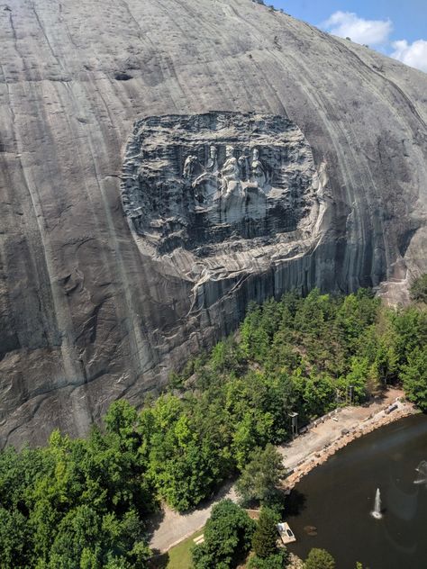 Stone Mountain Park Georgia, Providence Canyon, Stone Mountain Georgia, Stone Mountain Park, Military Branches, Mountain Park, Mountain Tattoo, Stone Mountain, Vacation Ideas