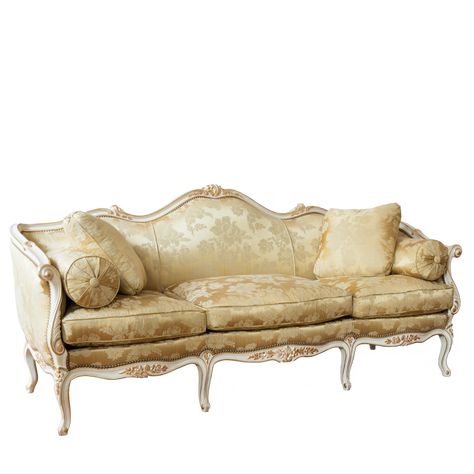 Louis Xv Sofa, Louis Xv Furniture, Louis Xvi Chair, Salas Living Room, Victorian Sofa, Arm Chair Styles, Luxury Furniture Design, Antique French Furniture, Classic Sofa