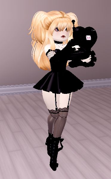 misa cosplay royale high🖤 Royal High Cosplay, Misa Cosplay, Misa Amane Cosplay, Misa Amane, Unhealthy Obsession, Royale High, Quick Saves