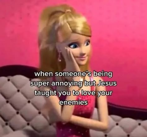 Boss Profile Picture, Edits Pictures, Barbie Memes, Funny Christian Jokes, Connect With God, Christian Board, Christian Jokes, Bible Humor, Love Your Enemies