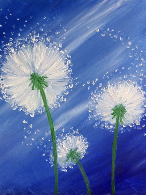 Simple Art Ideas, Art Ideas Painting, Art Print Aesthetic, Art Drawing Ideas, Dandelion Painting, Canvas Art Abstract, Easy Landscape Paintings, Spongebob Painting, Sunrise Painting