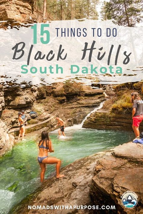 15 Things To Do Black Hills, South Dakota • Nomads With A Purpose Things To Do In Custer South Dakota, What To Do In South Dakota, Places To Visit In South Dakota, South Dakota Family Vacation, Black Hills National Forest, Bear Country South Dakota, South Dakota Black Hills, Things To Do In South Dakota, Black Hills South Dakota Vacation